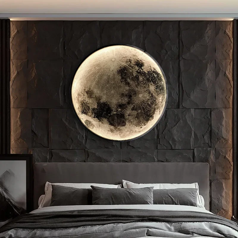 Interior Design Tv Room - Moderne Designer-Wandleuchten für Inneneinrichtung, Lunar Indoor