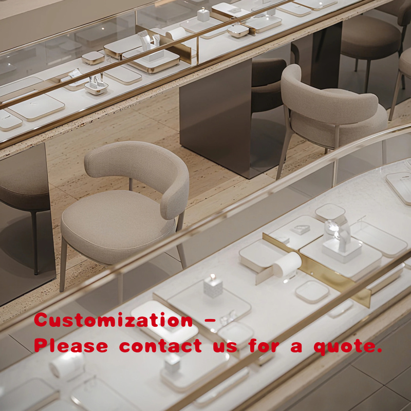 Interior Design Usa - Maßgeschneidertes Luxus-Schmuckgeschäft Gesamtes Innendesign Maßgefertigter Schmuck-Kiosk