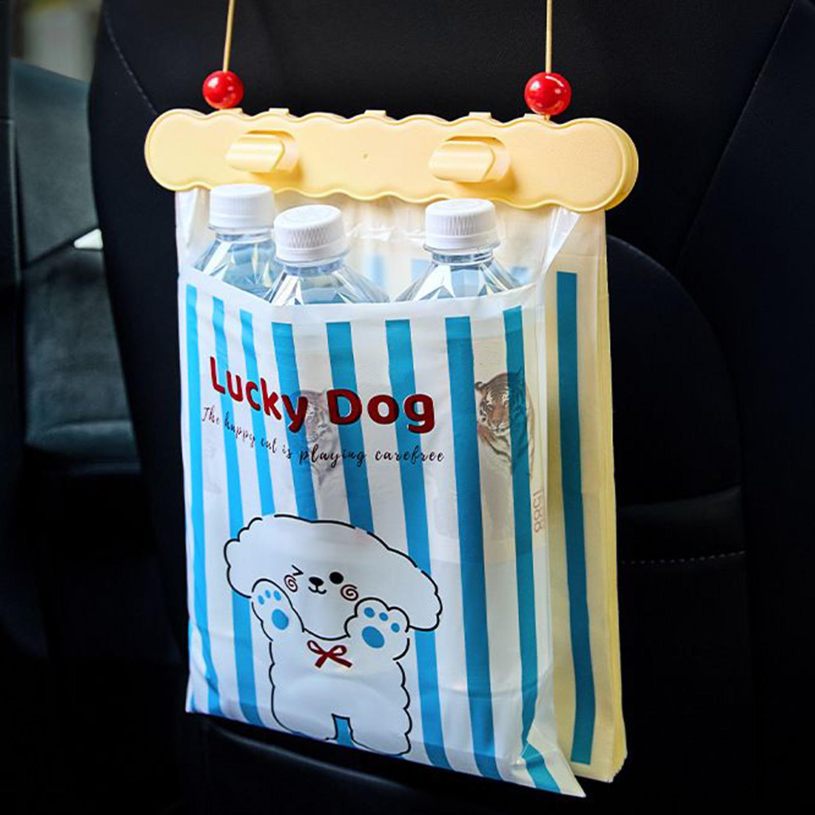Interior Design Type - Auto-Müllsack, 20-teilig, Auto-Wurfsack mit Hundesign, tragbarer