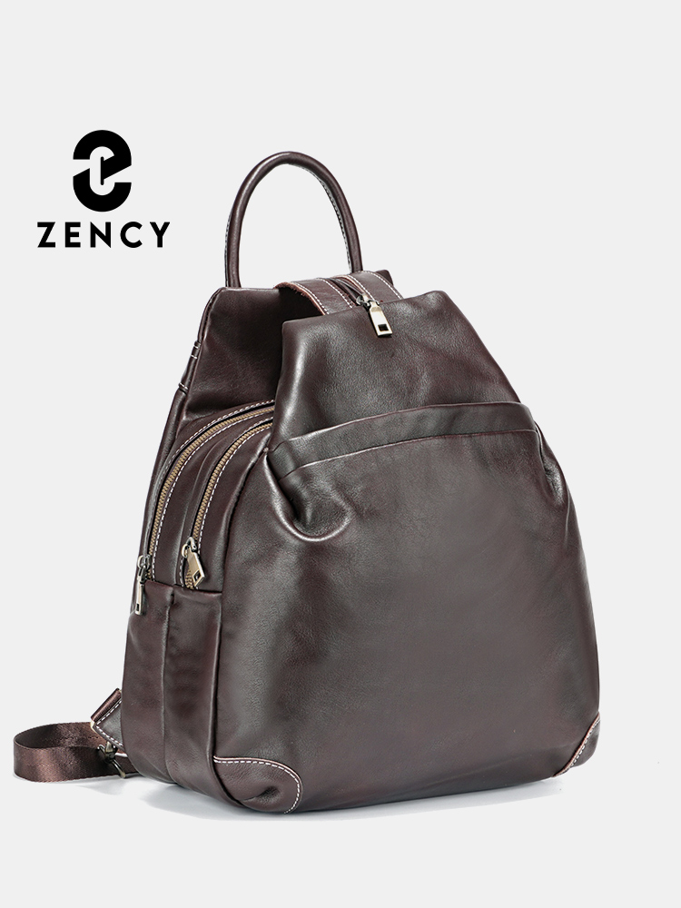 Interior Design Women - Zency Damen-Designer-Rucksäcke aus echtem Leder, hochwertiger