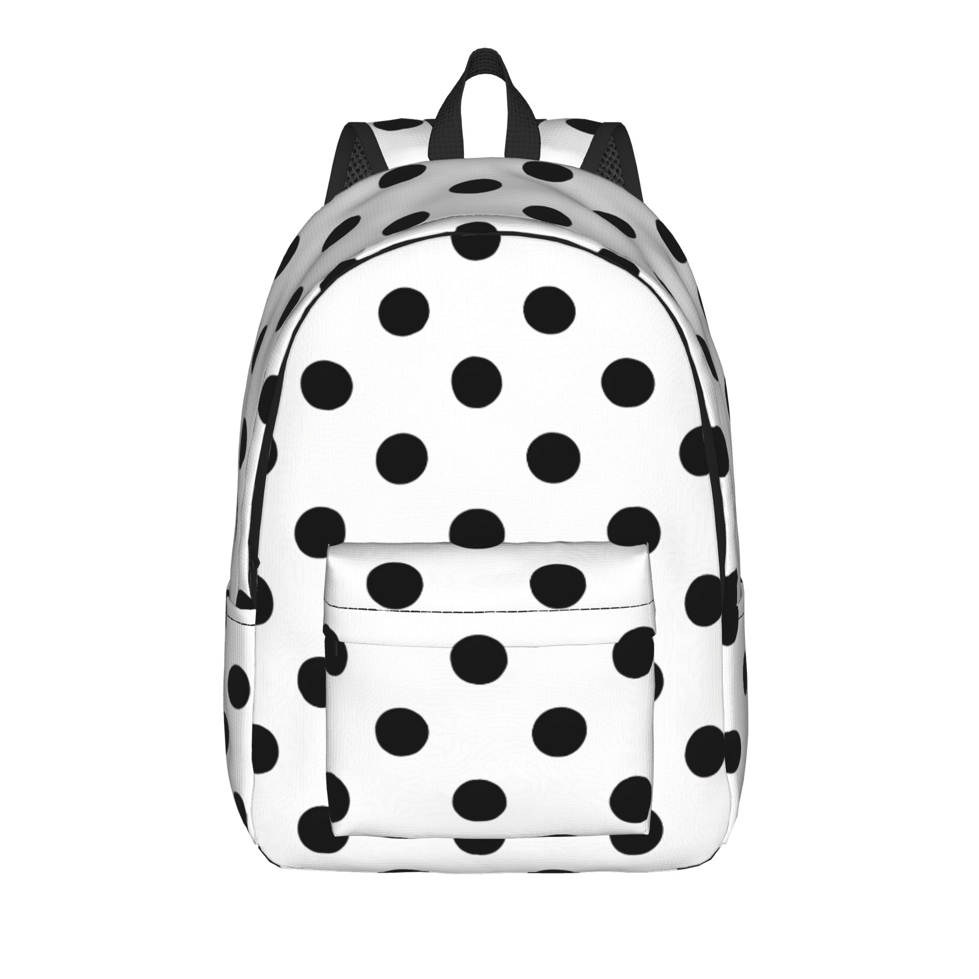 Interior Design Monochrome - Einfarbiger Polka-Dot-Rucksack Reiserucksäcke für Damen und