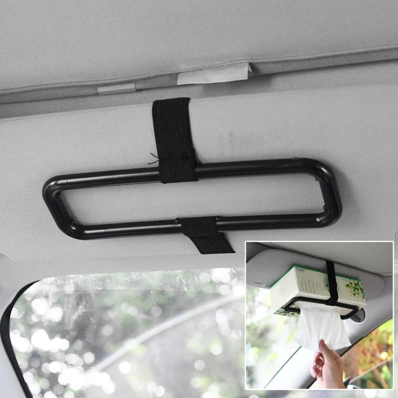 Interior Design Type - Auto-Sonnenblenden-Papiertuchhalter mit Einfachem Einhand-Bedienungsdesign für Auto-Rücksitz-Innenausstattung