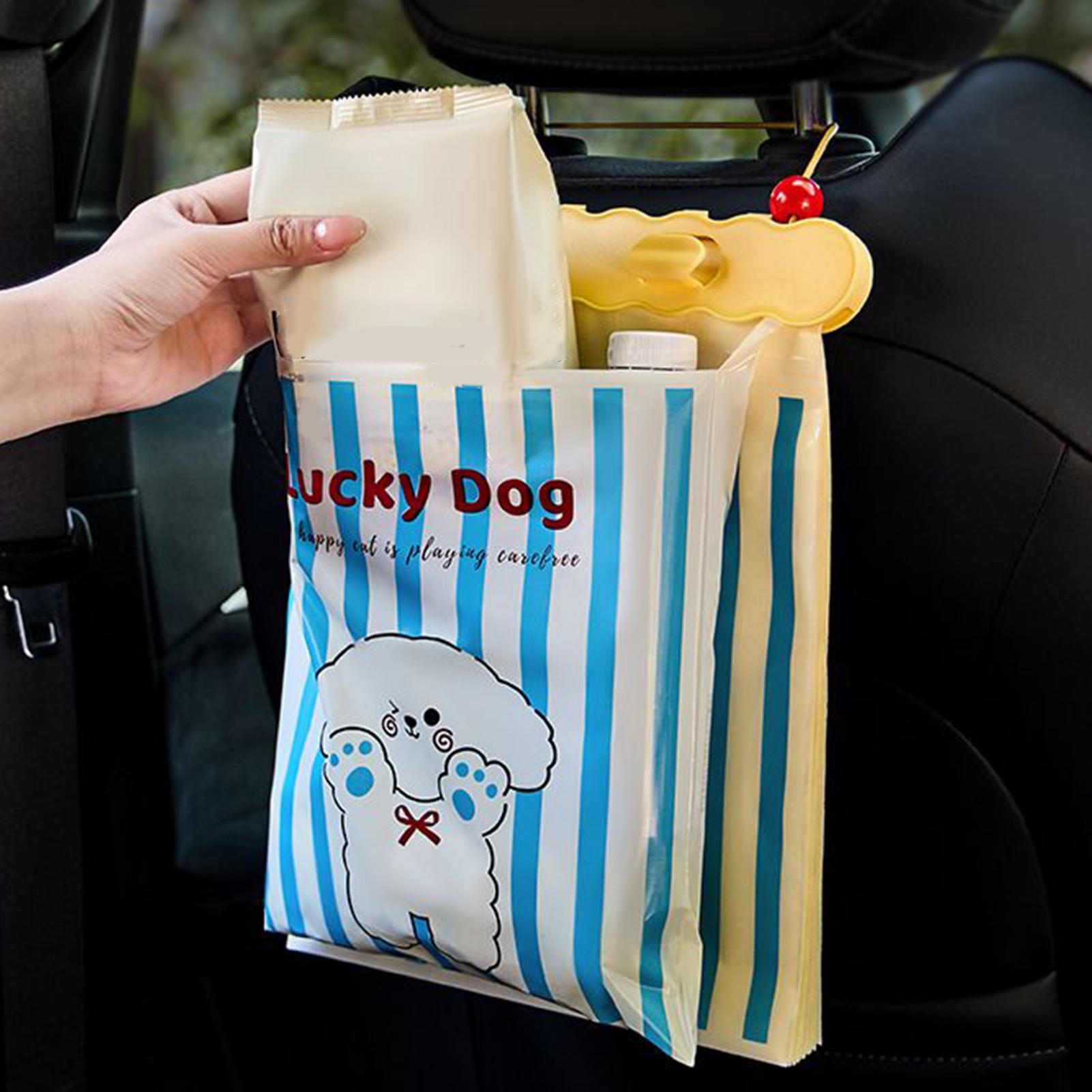 Interior Design Type - Auto-Müllbeutel, 20 Stück, Rücksitz-Müllbeutel mit Hundesign,