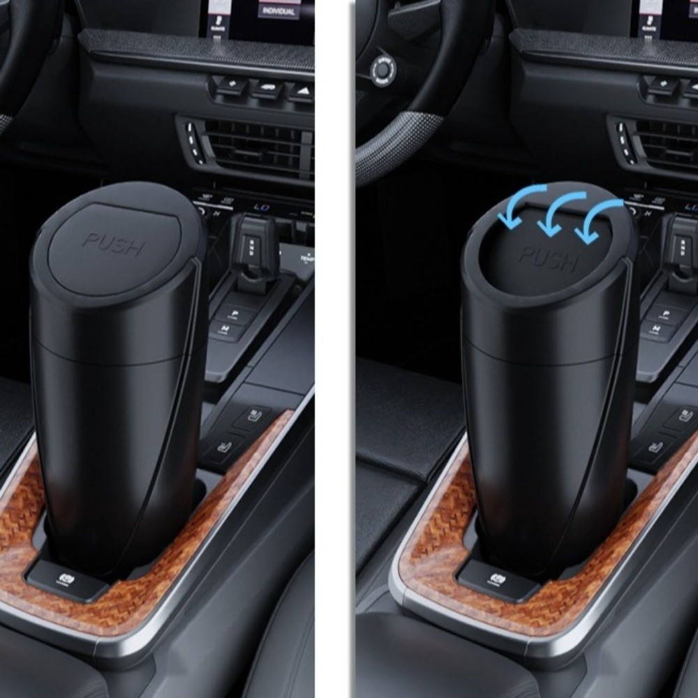 Interior Design Type - Tragbarer, auslaufsicherer Auto-Mülleimer für den Getränkehalter