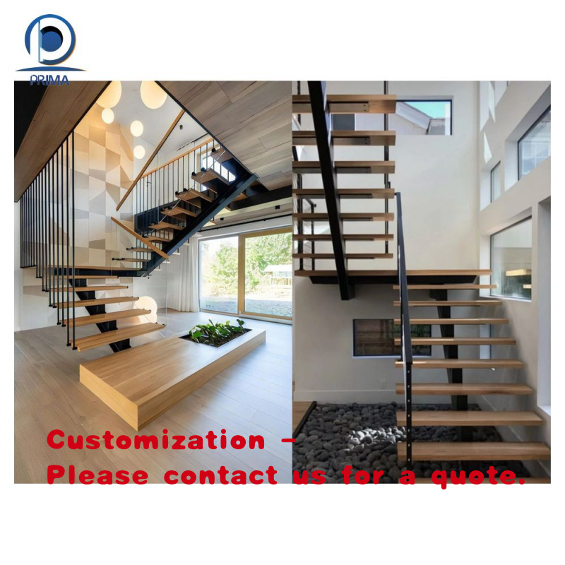 Interior Design Usa - Maßgefertigte Moderne Innentreppe Schwebende Gerade Design-Treppe