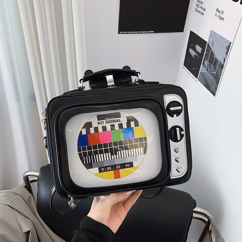 Interior Design Tv Room - Vintage TV Niedliche Umhängetaschen für Damen