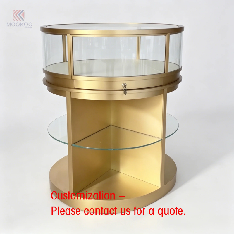 Interior Design Usa - Maßgeschneidertes Goldgeschäft-Innendesign Wangdian Vitrine