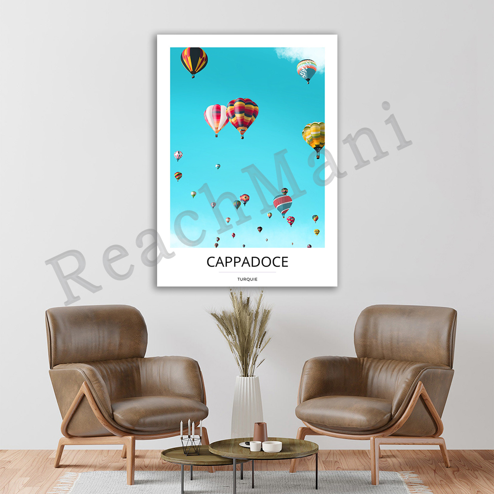 Kappadokien, Posterdruck, Reis – Interior Design Illustration Bewertung und Preis