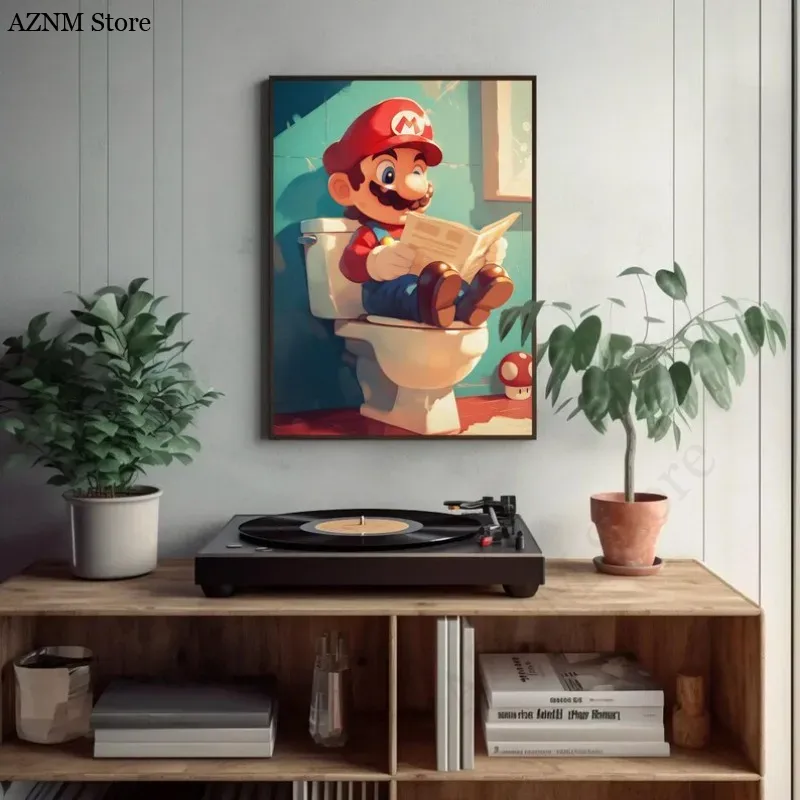 Lustiges Badezimmer-Cartoon-Vi – Interior Design Game Bewertung und Preis