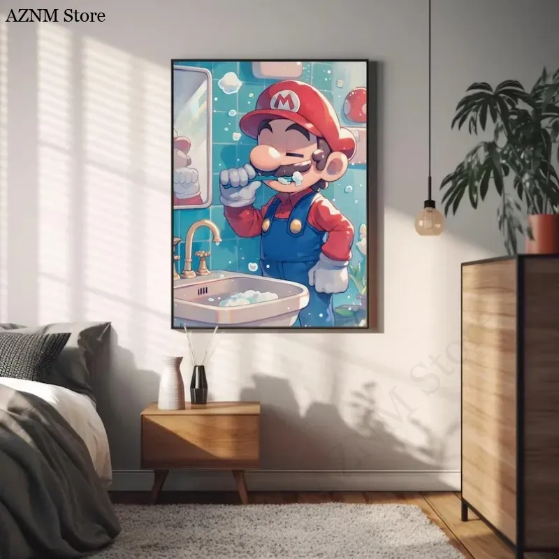 Lustiges Badezimmer-Cartoon-Vi – Interior Design Game Bewertung und Preis