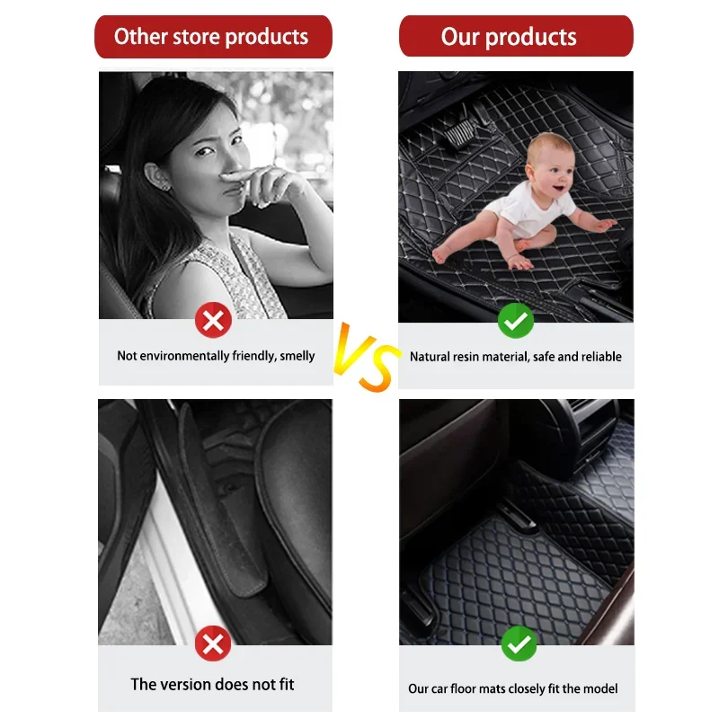 Maßgeschneiderte 3D-Auto-Fußma – Interior Design Type Bewertung und Preis