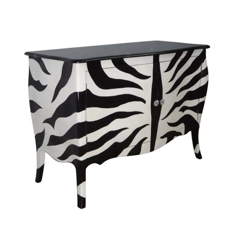 Schwarz-Weißes Sideboard oder  – Interior Design Monochrome Bewertung und Preis