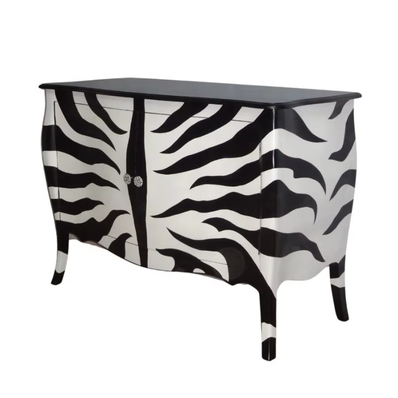 Schwarz-Weißes Sideboard oder  – Interior Design Monochrome Bewertung und Preis