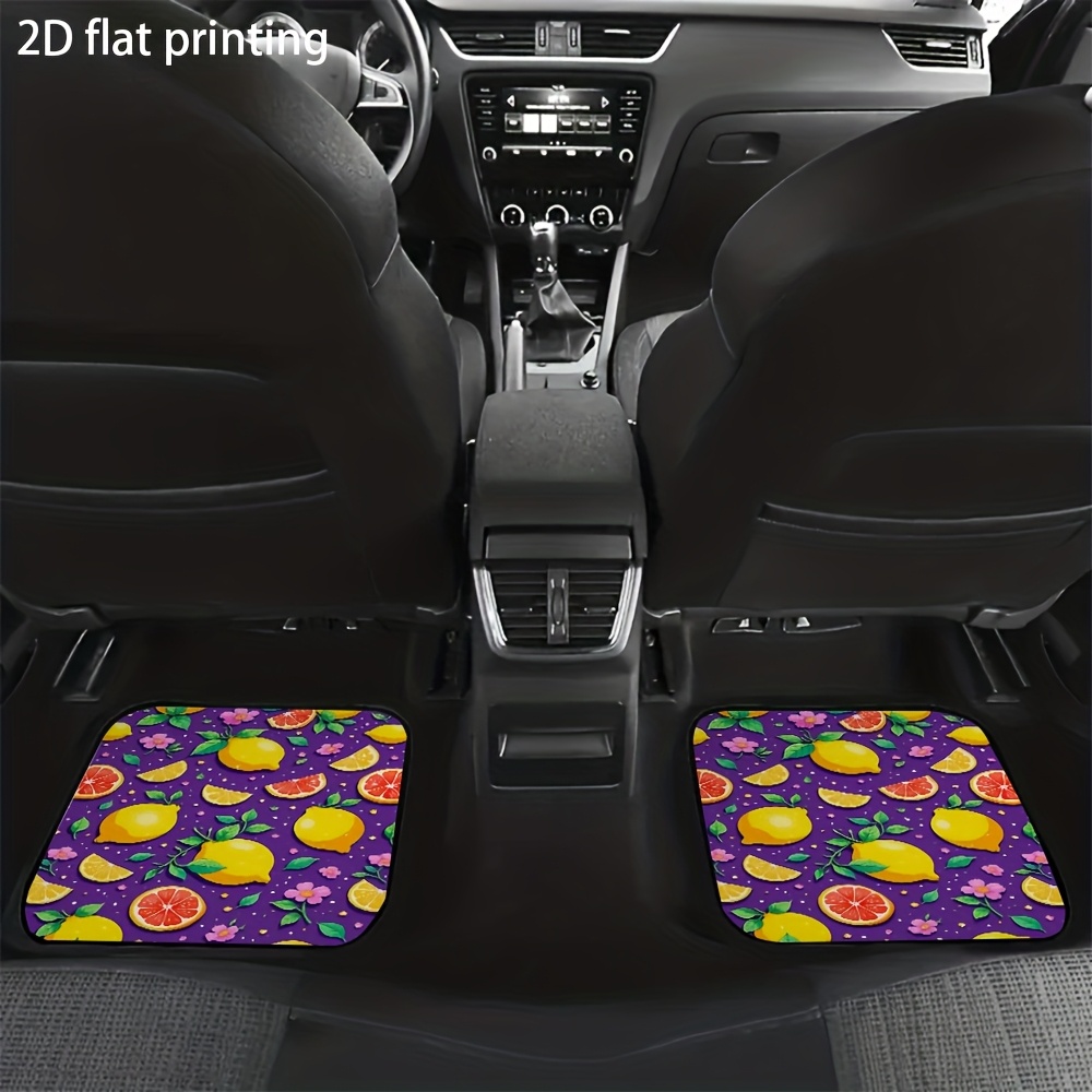 4 Stück Auto-Fußmatten, Zitron – Interior Design Illustration Bewertung und Preis