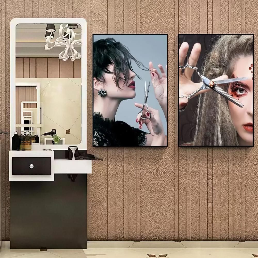 Modernes Friseursalon HD-Wandb – Interior Design Illustration Bewertung und Preis
