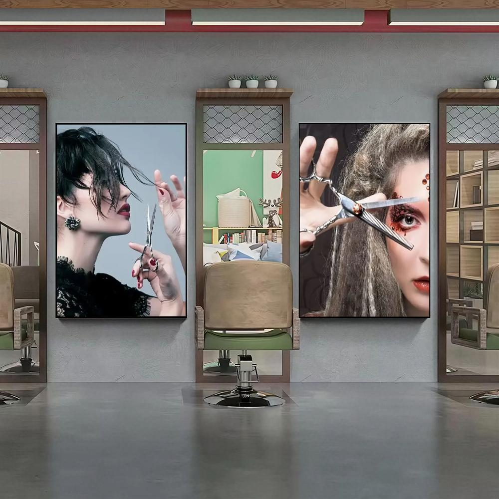 Modernes Friseursalon HD-Wandb – Interior Design Illustration Bewertung und Preis