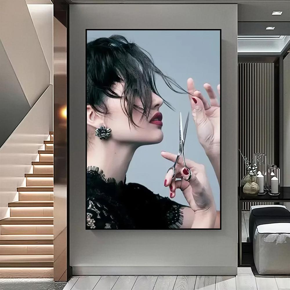 Modernes Friseursalon HD-Wandb – Interior Design Illustration Bewertung und Preis