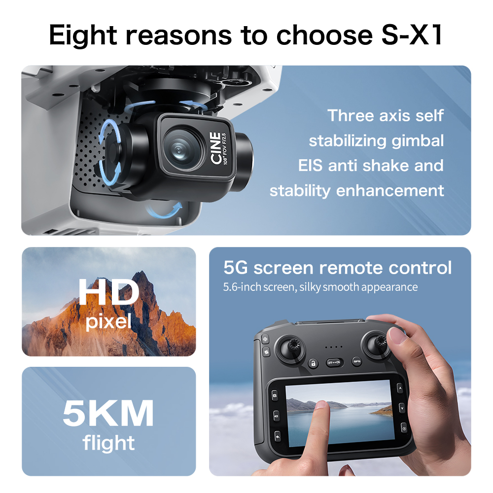 Original S-X1 Drohne 8K HD Pro – Interior Design Game Bewertung und Preis