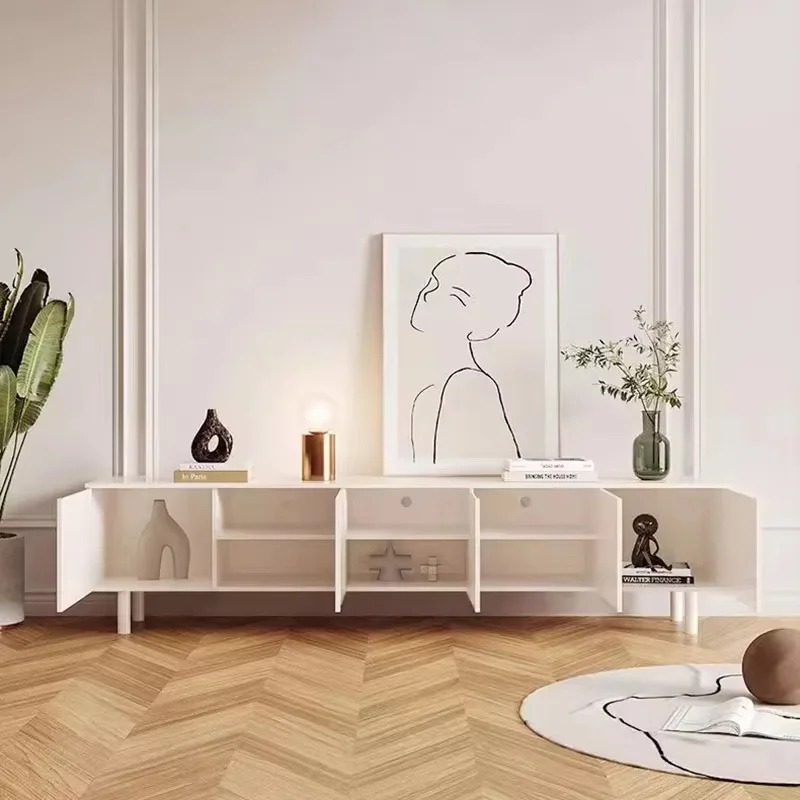 Luxuriöser weißer TV-Ständer,  – Interior Design Tv Room Bewertung und Preis