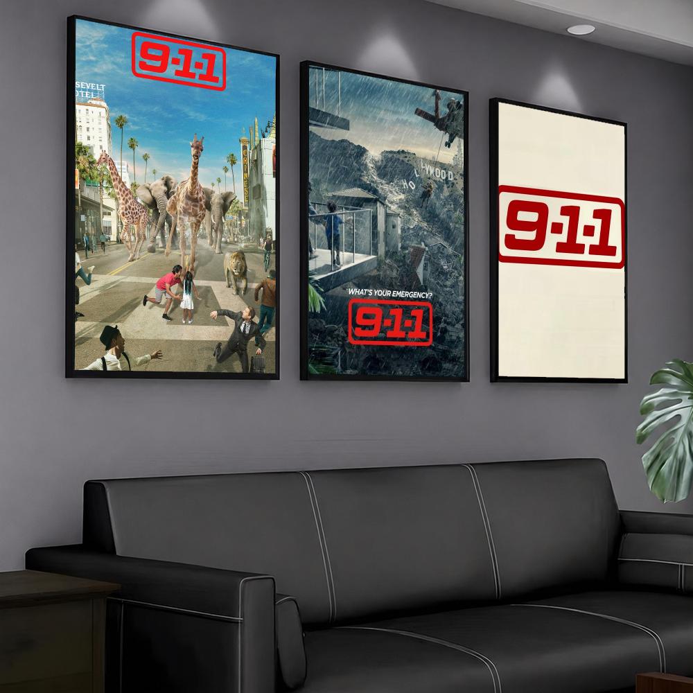 TV-Serie 9-9-1-1-1 Gemälde Kal – Interior Design Tv Room Bewertung und Preis